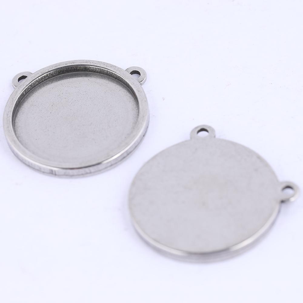 Bezels Set Pendant - Bộ 5 Trống Cabochon Cơ Số