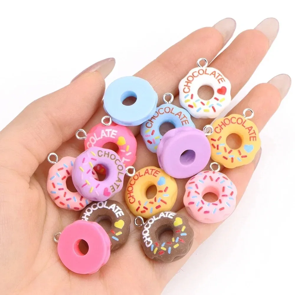 10Pcs Kawaii 3D Bread Donut Re - đánh giá và giá Resin Crafts Diy