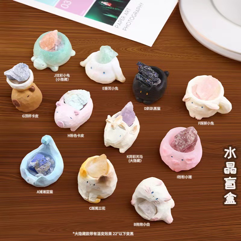 Creative Animal Blind Box Beau - đánh giá và giá Resin Craft Ideas