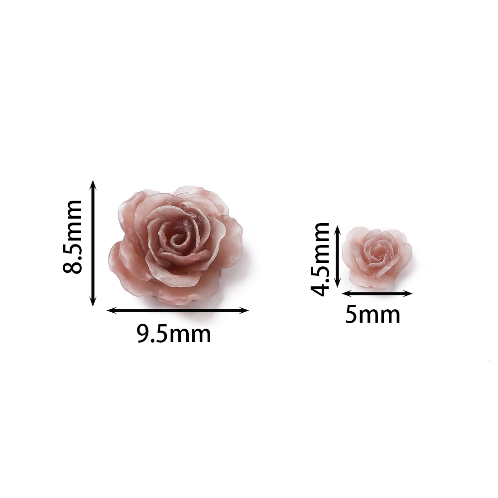 20/50pcs No Hole Resin Flower  - đánh giá và giá Resin Crafts Diy